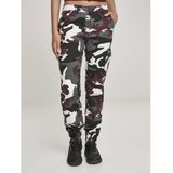 Urban Classics - High Waist Camo Cargobroek Rood