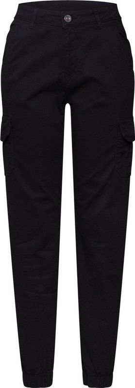 Urban Classics - High Waist Cargobroek   Zwart