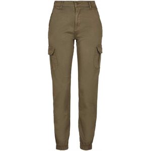 Urban Classics - High Waist Cargobroek   Groen