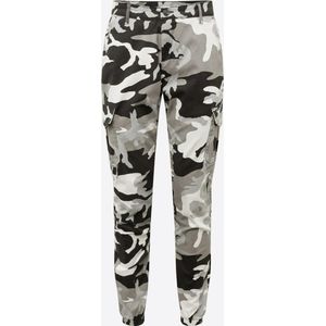 Urban Classics - Camo 2.0 Cargobroek Zwart/Wit