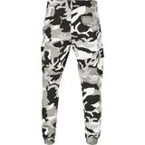 Urban Classics - Camo Cargo Jogging Pants - Veelkleurig - Snow Camo 00787