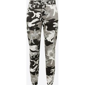 Urban Classics - Camo Cargo Jogging Pants - Veelkleurig - Snow Camo 00787