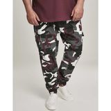 Urban Classics - Camo 2.0 Cargobroek Zwart/Bordeaux rood