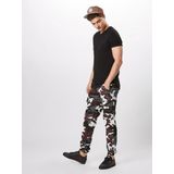 Urban Classics - Camo 2.0 Cargobroek Zwart/Bordeaux rood