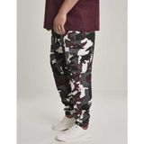 Urban Classics - Camo 2.0 Cargobroek Zwart/Bordeaux rood