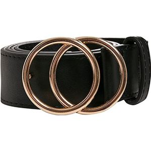 Urban Classics Ring Buckle Belt Riem, Zwart (Black 00007), No Aplica (maat fabrikant: XL) Heren, zwart.