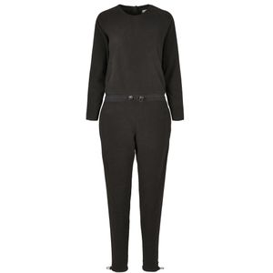 Urban Classics Dames Dames Polar Fleece Jumpsuit, zwart (Black 00007), 0051