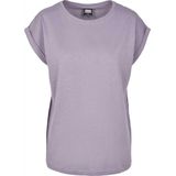 Urban Classics - Extended Shoulder Dames T-shirt Paars
