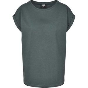 Urban Classics - Extended Shoulder Dames T-shirt Groen