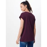 Urban Classics - Extended Shoulder Tee - T-shirt - Wijnrood - 100% Katoen