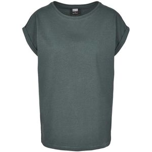 Urban Classics - Extended Shoulder Dames T-shirt Groen