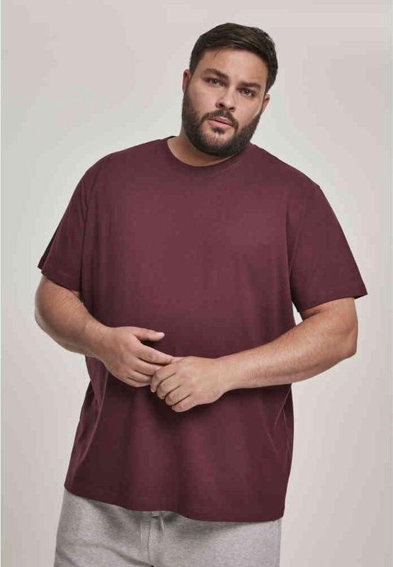 Urban Classics - Basic Tee - T-shirt - Redwine - Korte Mouwen - 3XL