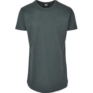 Urban Classics Shaped Long Heren T shirt Groen