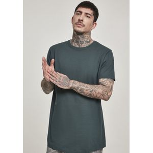 Urban Classics Shaped Long Heren T shirt Groen
