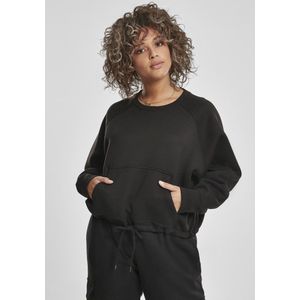 Urban Classics - Oversized Short Raglan Sweater/trui - Zwart