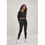 Urban Classics - Check Legging - Zwart/Wit