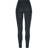 Urban Classics - Check Legging - Zwart/Wit