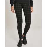 Urban Classics - Check Legging - Zwart/Wit
