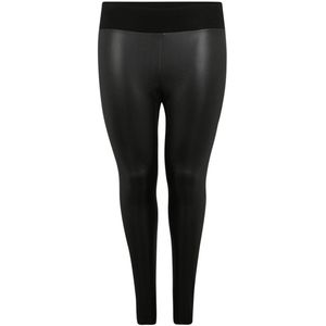 Urban Classics Faux Leather Legging Zwart