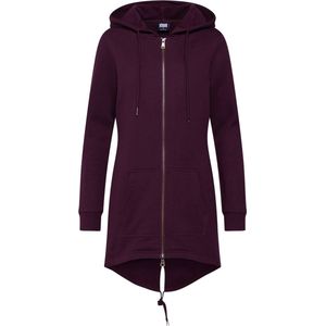 Urban Classics - Sweatparka - Rood - Capuchon - Ritssluiting