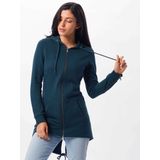 Urban Classics - Sweat Parka Vest met capuchon - Groen