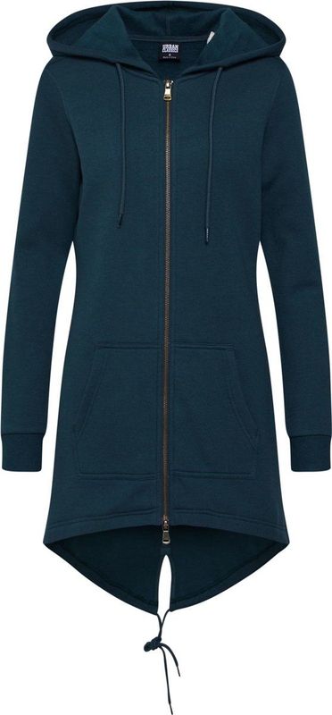 Urban Classics - Sweat Parka Vest met capuchon - Groen