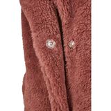 Urban Classics Oversized Sherpa Winterjas Roze