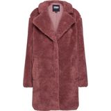 Urban Classics Oversized Sherpa Winterjas Roze