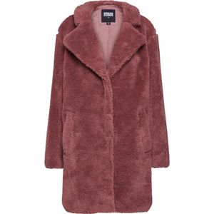 Urban Classics Oversized Sherpa Winterjas Roze