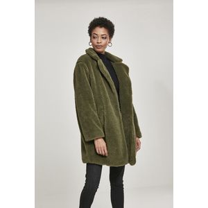 Urban Classics Winterjas Oversized Sherpa Groen