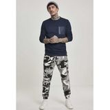 Urban Classics - Military Crew T-shirt - Groen - 65% Katoen 35% Polyester