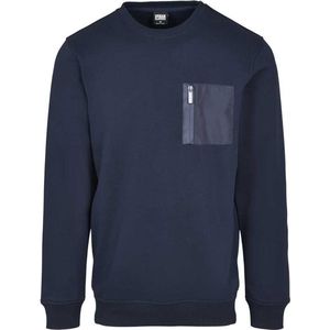 Urban Classics - Military Crew T-shirt - Groen - 65% Katoen 35% Polyester