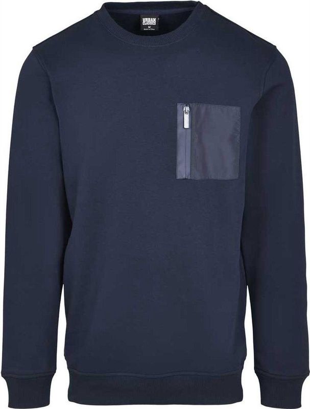 Urban Classics - Military Crew T-shirt - Groen - 65% Katoen 35% Polyester