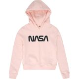 Mister Tee - NASA Cropped Hoody - Capuchontrui - Roze - Kangoeroezak