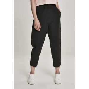 Urban Classics - High Waist Cropped Broek - Zwart