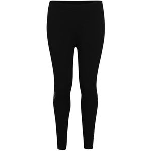 Leggings - Zwart - Stretch Jersey - Kanten Inzetstukken