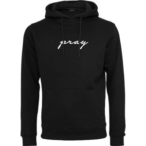 Urban Classics - Pray EMB Hoodie/trui - Zwart