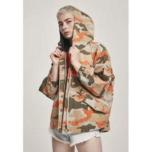 Tussenjassen - Camo Parka - Groen - Materiaalmix