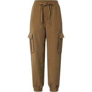 Cargobroek - Effen - Viscose - Tapered - Mid Waist