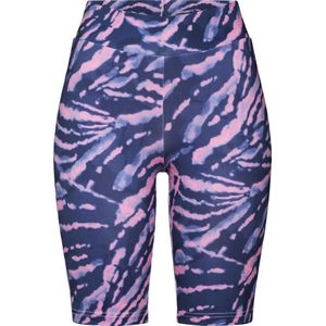 Urban Classics sportbroek ladies tie dye cycling shorts Lila