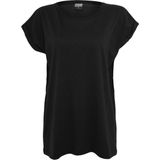 Urban Classics - Dames T-shirt - Zwart/Wit - 100% Katoen - Dubbelverpakking