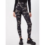 Legging - Camouflage - Olijf - Stretchjersey - Hoge Taille