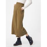 Broek - Effen - High Waist - Wide Leg - Zachte Stof - 7/8 Lengte