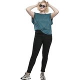 Urban Classics - Basic Shaped Dames T-shirt Blauw