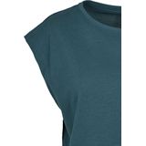 Urban Classics - Basic Shaped Dames T-shirt Blauw