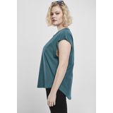 Urban Classics - Basic Shaped Dames T-shirt Blauw