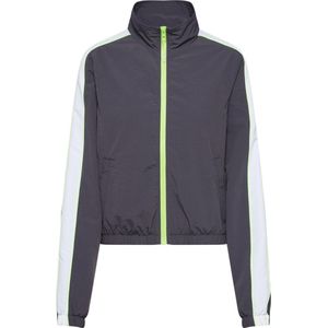 Urban Classics - Tussenjas - Antraciet - Neongroen - Wit - Normale Pasvorm