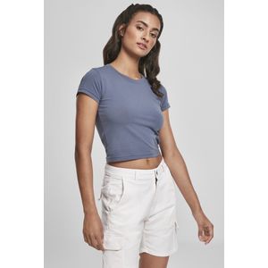 Urban Classics - Stretch Jersey Crop top - Blauw