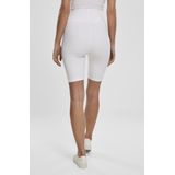 Urban Classics - Korte Damesbroek - Wit - Hoge Taille - Slank