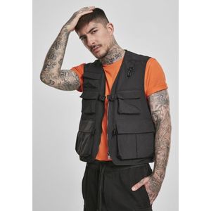 Urban Classics Jacket- Tactical Vest Zwart
